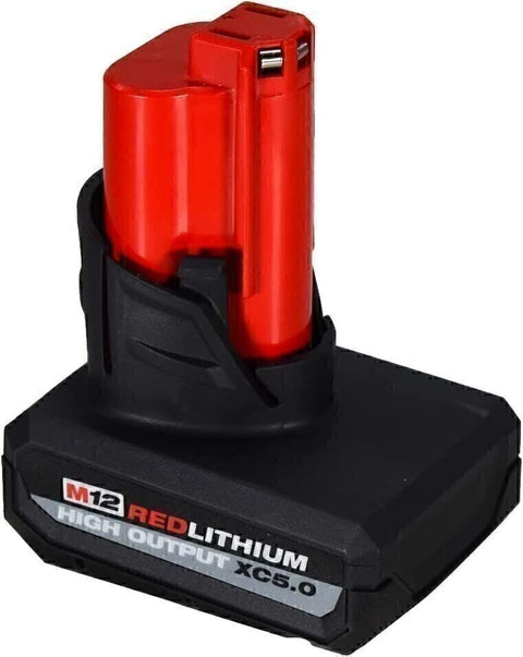 Milwaukee 48-11-2450 12V Lithium-Ion High Output 5Ah Battery 2 Pack