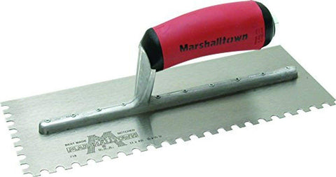 MARSHALLTOWN 775SDL Flooring & Tiling Notched Trowel 1/2 X 1/2 X 1/2 Square