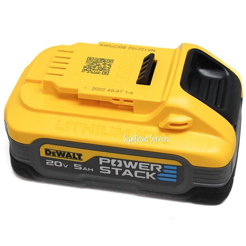 DEWALT DCBP520 20V MAX Compact Rechargeable 5Ah Lithium Ion POWERSTACK Battery