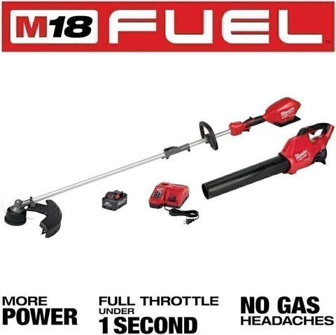 Milwaukee 3000-21 M18 2 Tool Combo Kit String Trimmer 8.0 Battery Charger