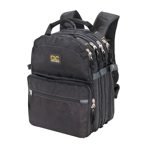 CLC Custom LeatherCraft 1132 Heavy Duty 75-Pocket Tool Storage Carry Backpack