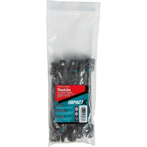 Makita A-99437 Impactx 1/2″ x 6″ Socket Adapter, 10 Pack, Bulk