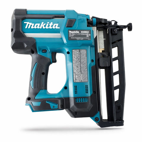 Makita XNB02Z 18V LXT 16 Ga 2-1/2" Brushless Cordless Straight Finish Nailer New