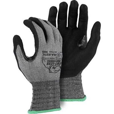 35-7465 Cut-Less Watchdog Glove with Foam Nitrile Palm Coating Black Large