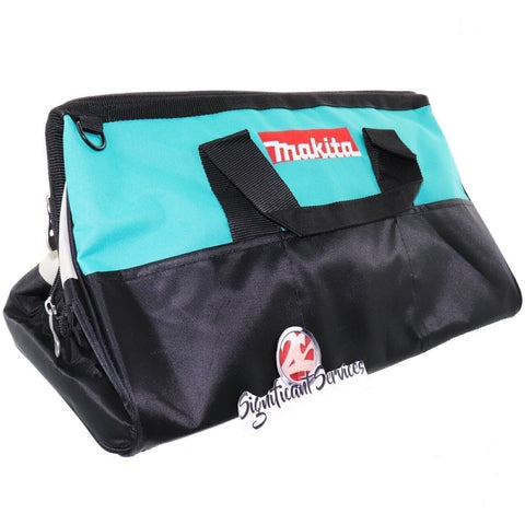Makita 21" Heavy Duty 10 Pocket Strap Contractor Tool Bag Carry Storage Case