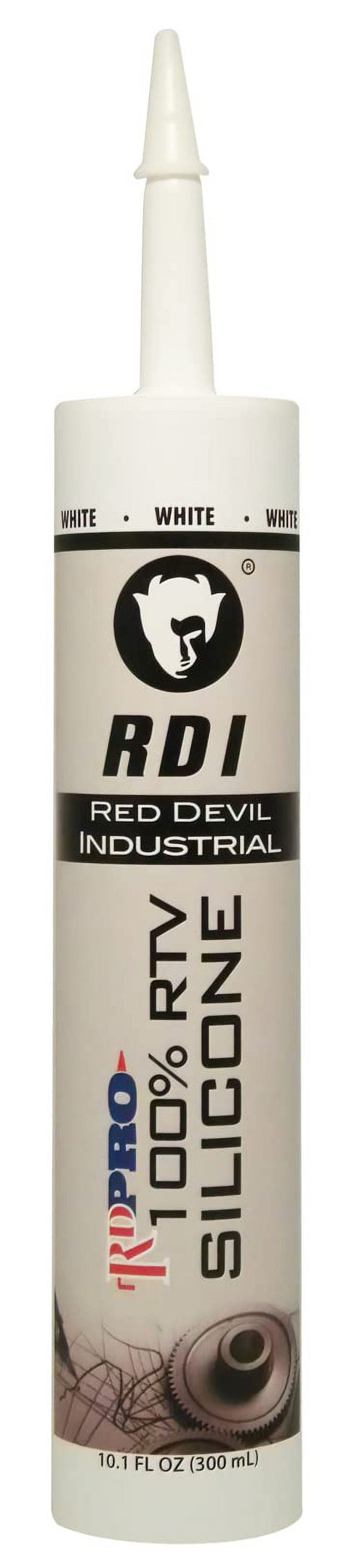 Red Devil 08160I RD PRO Industrial Grade RTV 100% Silicone Sealant 10.1 oz...