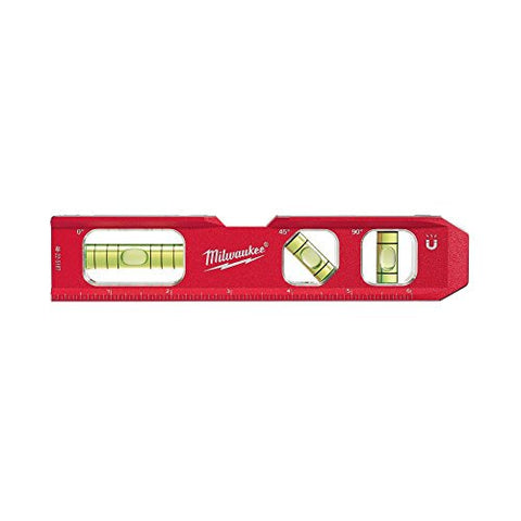 Milwaukee 4932459097 932459097 Billet Torpedo Level, Red/Black