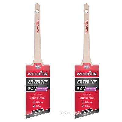 Wooster Brush Company 5224 2 Silver Tip Thin Angle Sash, 2-Inch, Pack of 2