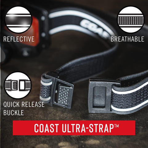 COAST 21327 FL75 435 LUMEN DUAL COLOR FOCUSING LED HEADLAMP