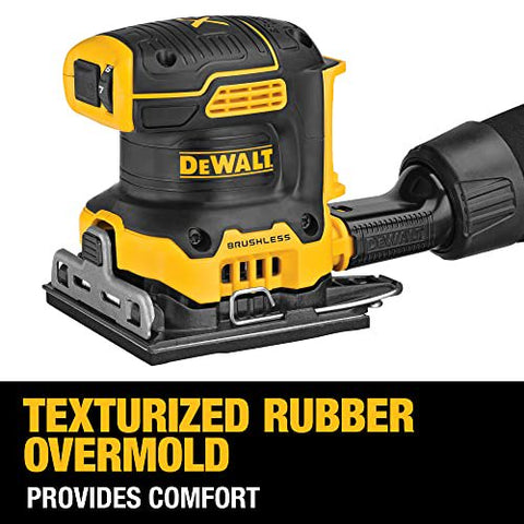 DeWalt DCW200B 20V MAX Brushless 1/4 Sheet Variable Speed Sander 2.0 Ah Battery