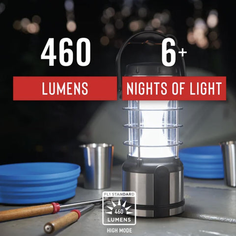 Coast 20324 Portable Gray 15 m Beam 460 Lumens Emergency Area Light Lantern
