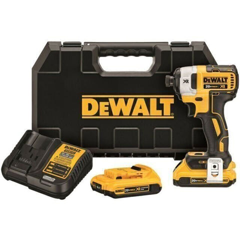 DeWALT DCF887B 20V MAX XR 2.0 Ah Li-Ion Brushless 3 Speed 1/4" Impact Driver Kit