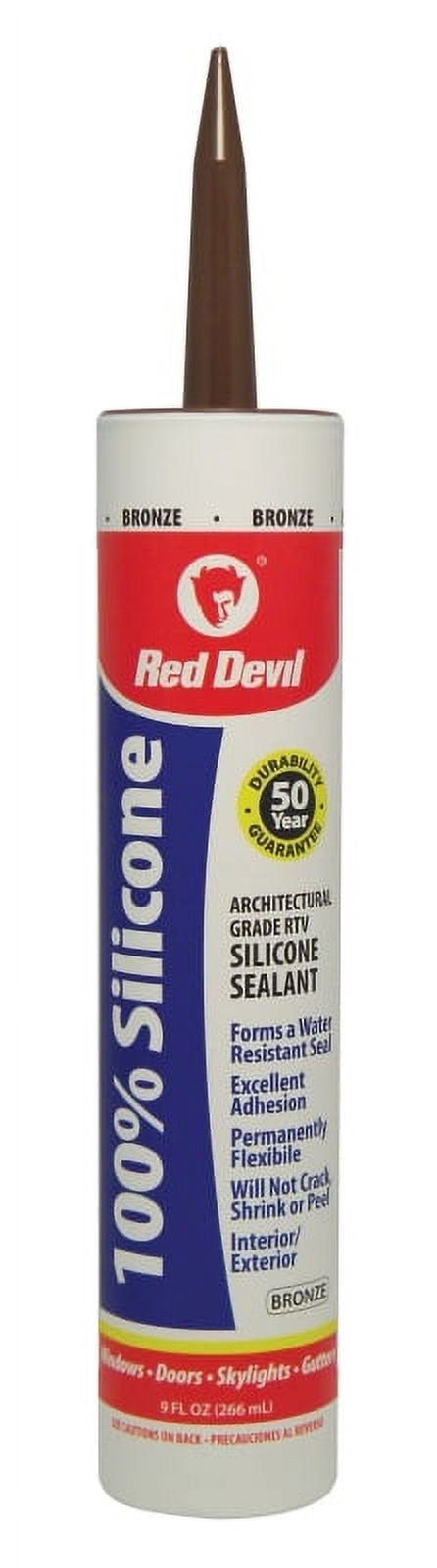 Red Devil 081640 100% Silicone Sealant Architectural Grade, Silicone Architectur