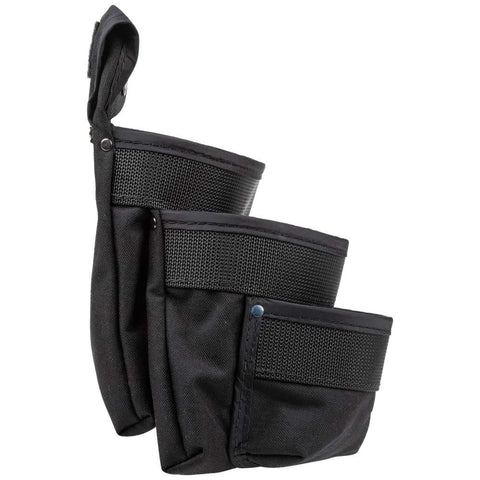 Klein Tools 5700 Tool Pouch, PowerLine Series Utility Pouch Fits Tool Belts up to 2.5-Inch, Strong Rivet Reinforced Stitching, 9-Pocket