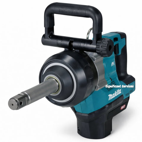Makita GWT10Z 40V max XGT 4‑Speed High‑Torque 1" Sq. Drive D‑Handle Extended Anvil Impact Wrench w/ Friction Ring