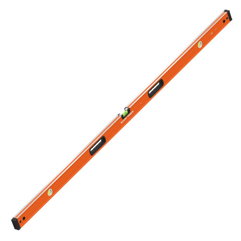 Klein Tools 93572 72-Inch Box Level, 6-Foot Box Beam Spirit Level, 3 Vials, High Visibility Orange, Aluminum Body