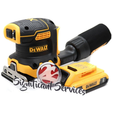 DeWalt DCW200B 20V MAX Brushless 1/4 Sheet Variable Speed Sander 2.0 Ah Battery