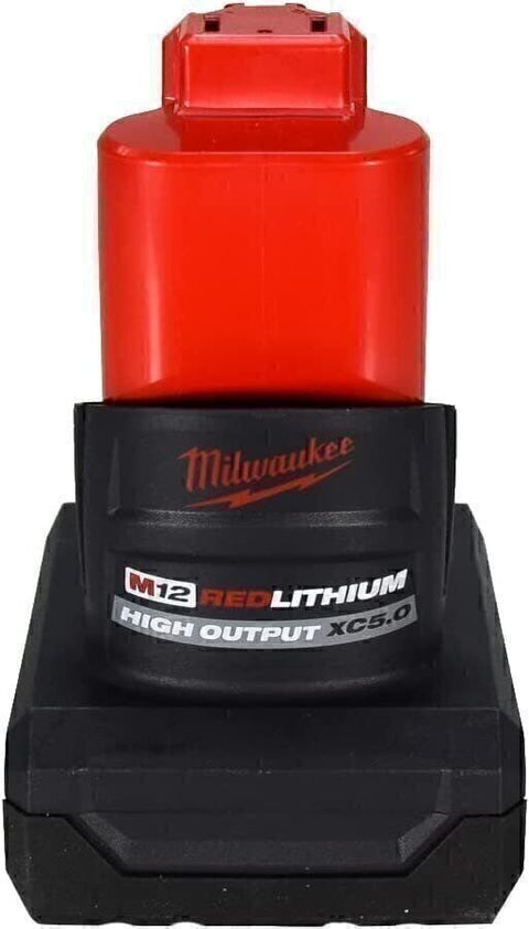 Milwaukee 48-11-2450 12V Lithium-Ion High Output 5Ah Battery 2 Pack