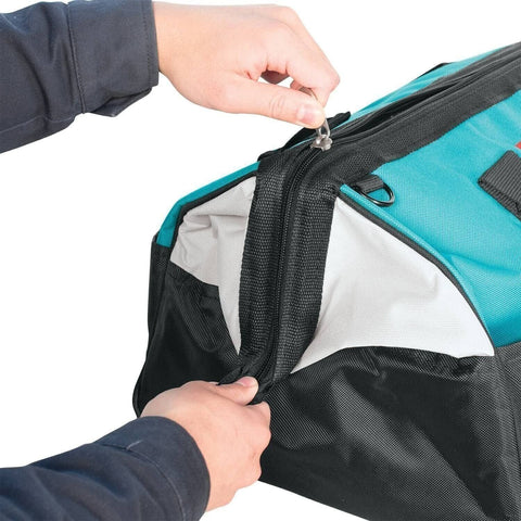 Makita 21" Heavy Duty 10 Pocket Strap Contractor Tool Bag Carry Storage Case