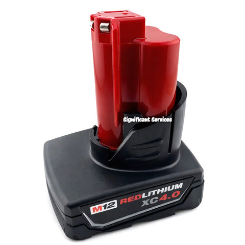 Milwaukee 48-11-2440 M12 REDLITHIUM XC 4.0 Ah Extended Capacity Battery Pack