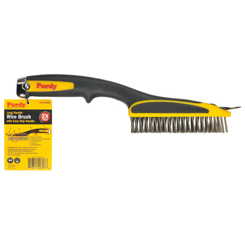 Purdy 140910200 Surface Prep Tool Long Handle Wire Brush (Case of 6), 14"