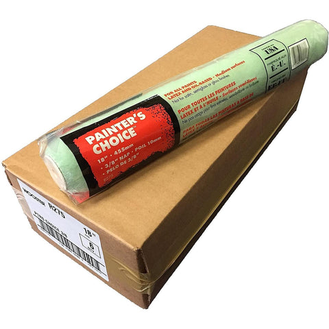 Wooster Brush R275 18 inch Painter's Choice Roller Cover, 3/8 inch Nap, Pack of 6 (Single Pack)
