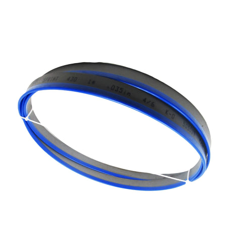 JET 414308 Bi-Metal Bandsaw Blade, 1" x .035" x 130-1/2" x 4-6VT