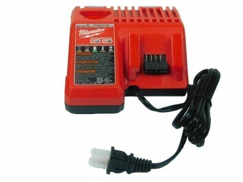 Milwaukee 48-59-1840 M18 RED LITHIUM XC 4.0 Ah Batteries (2) + 48-59-1812 M12...