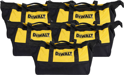 Dewalt Bag15Dewalt 15" Tool Bag Nylon With Zipper Closure (Five Pack)