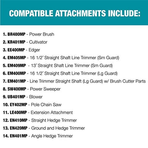 Makita UB401MP Blower Couple Shaft Attachment