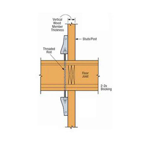 Simpson Strong-Tie SST HDU2-SDS2.5 Pre-Deflected Holdown with SDS Screws