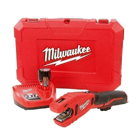 Milwaukee 2471-21 M12 12V Lit-Ion Cordless Copper Tubing Cutter Kit NOS