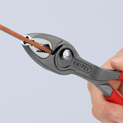 Knipex 82 01 200 8" Twin Grip Adjustable Twingrip Slip Joint Pliers 8-Inch