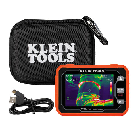 Klein Tools TI290 Rechargeable PRO Thermal Imaging Camera, Over 76,800 Pixels, Wi-Fi Data Transfer, 3 Palettes