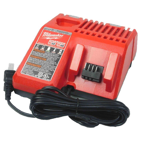 Milwaukee 48-59-1812 Multi-Voltage Battery Charger for M12 M18 12V 18V Li-Ion