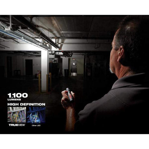 Milwaukee USB Rechargeable 1100 Lumen Twist Focusing Flashlight