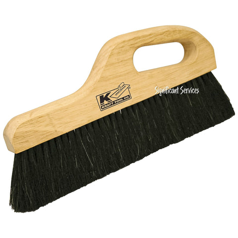 Kraft Tool CC269 12" Hand Held Concrete Finish Brush Poly Horsehair