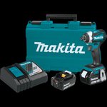 Makita XDT14T 18V LXT® Lithium-Ion Brushless Cordless Quick-Shift Mode™ 3-Speed Impact Driver Kit (5.0Ah)