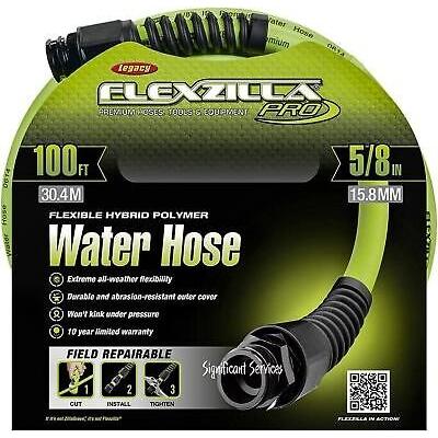 Flexzilla HFZWP5100-E Pro Water Hose 5/8 in 100 ft. Heavy Duty