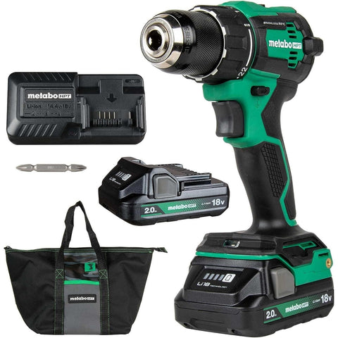 Metabo HPT DS18DEXM 18V MultiVolt Brushless Drill Driver w/ 2 Batteries New NIB