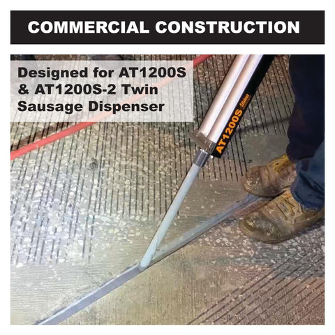 Albion Engineering Company 484-146-6166F4M Threaded-Type Static Mixer 20 Elements x 3/4" NPT 15" Long Nozzle x 3/4" ID White