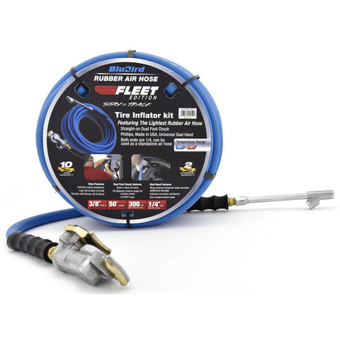 BLUBIRD BBFLT3850 3/8" x 50' Fleet Edition Tire Inflator Kit 300PSI