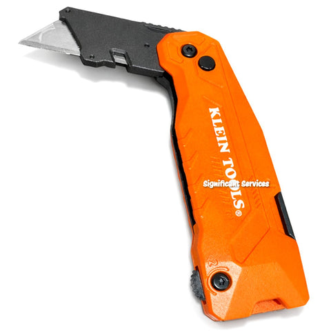 Klein Tools 44307 FlickBlade Utility Knife Quick-Change Grounded Carbon Steel
