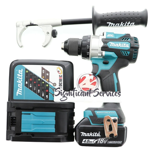Makita XPH14Z 18V Li‑Ion Brushless 1/2" Hammer Driver Drill 4.0 Ah Battery Kit