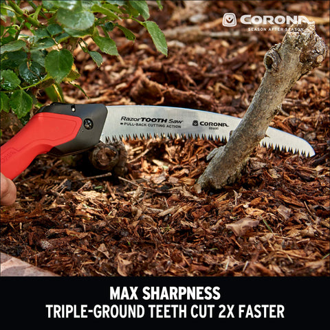 Corona RS16150B RazorTOOTH 10" Folding Pruning Saw Curved Blade