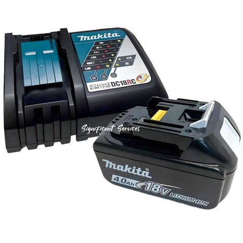 Genuine Makita BL1840BDC1 18V LXT Lithium-Ion Battery Charger Starter Pack 4.0Ah