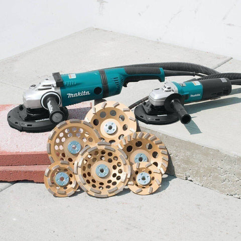 Makita A-96198 Double Row Anti-Vibration Diamond Cup Wheel, 4-1/2"