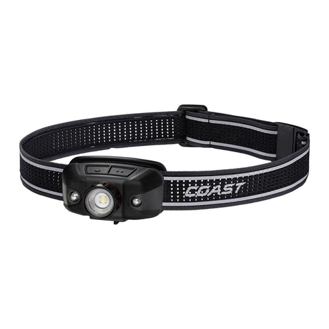 Coast FLX40R LED Headlamp 800 Lumen Built-in Recharge Twist Focus Ultra Strap
