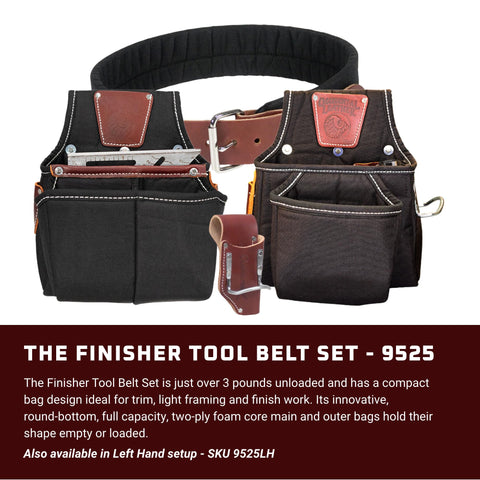Occidental Leather 9525 M The Finisher Tool Belt Set - Medium