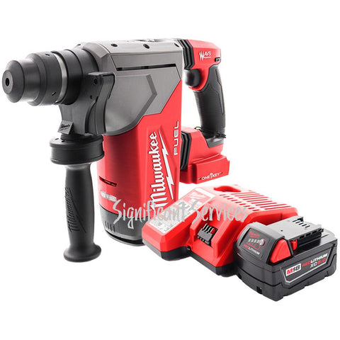 Milwaukee 2915-20 M18 FUEL 1-1/8" SDS Plus Rotary Hammer with ONE-KEY 5.0 Ah Kit